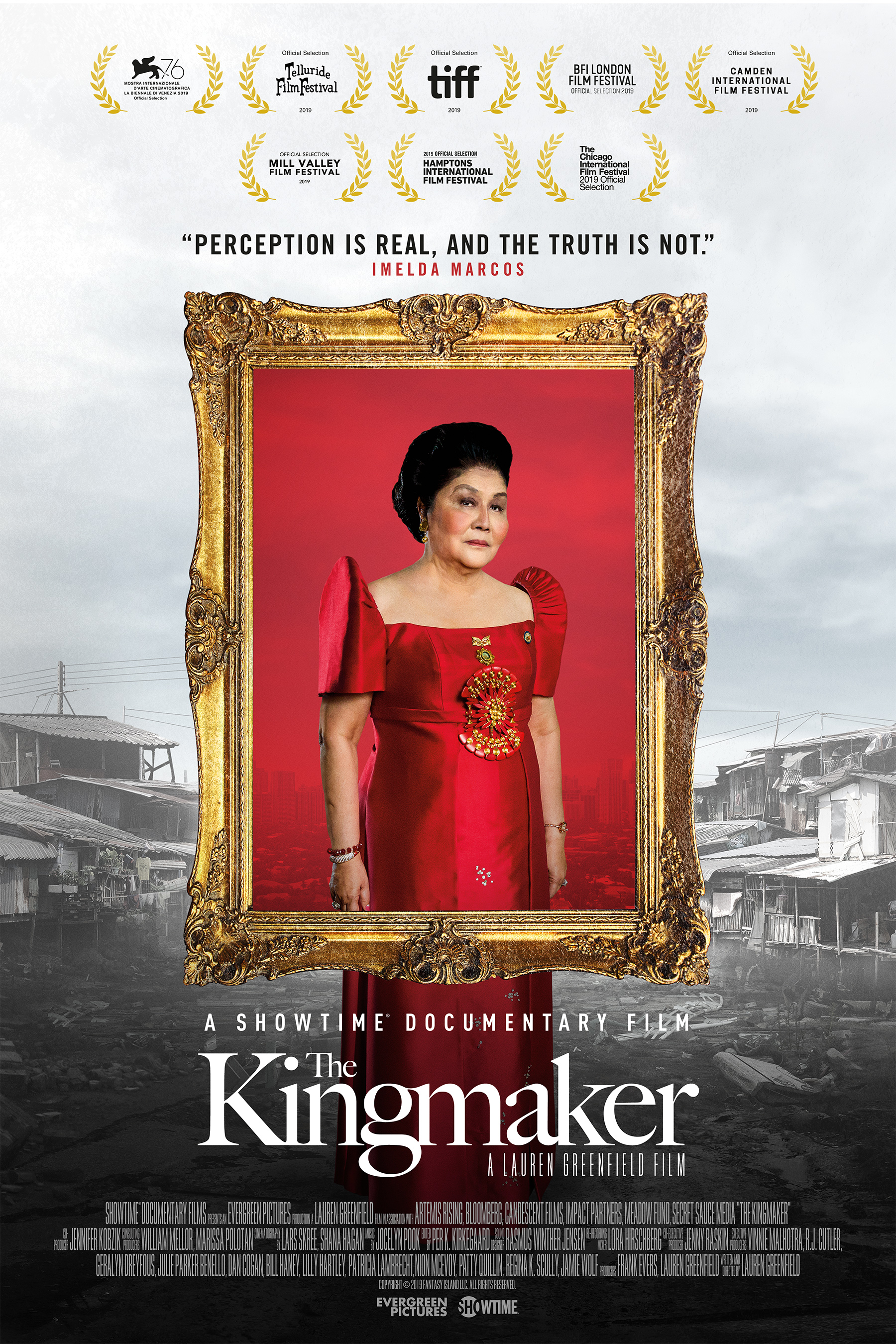 Poster for Showtime documentary 'The Kingmaker'