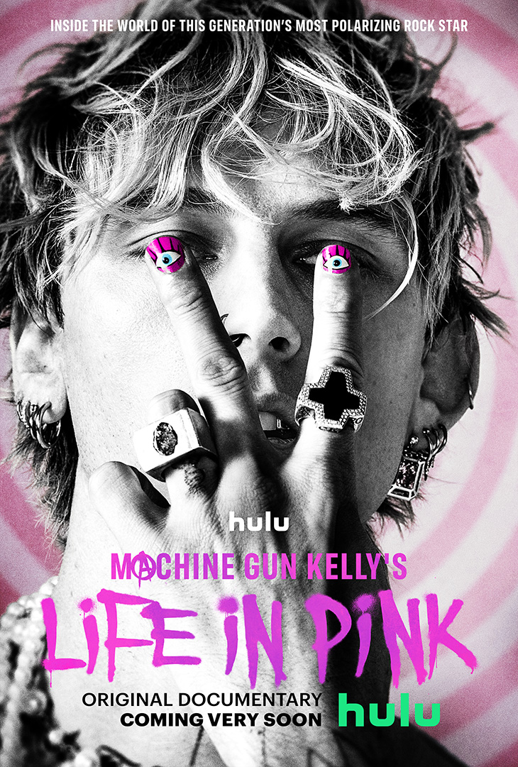 Key art for Hulu's 'Machine Gun Kelly: Life in Pink.'