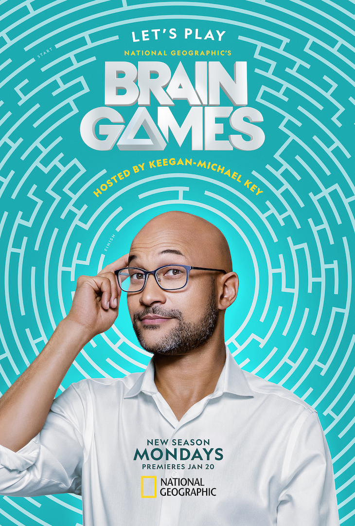 Key art for Nat Geo's revamped 'Brain Games'