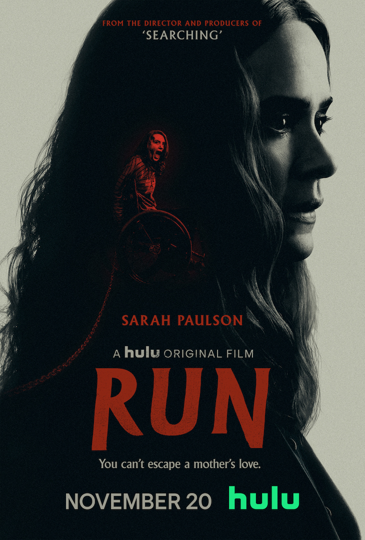 Key art for Hulu's original film 'Run'