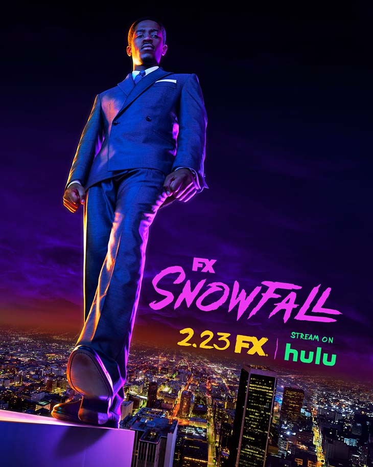 Key art for season five of FX's 'Snowfall.'