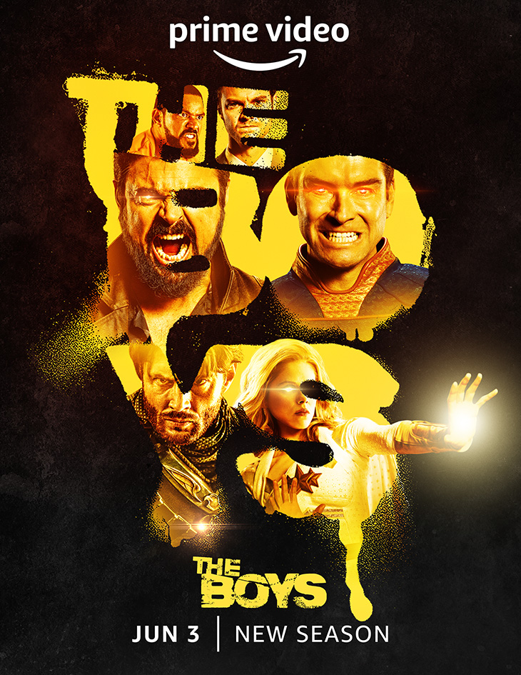 Key art for season 3 of Prime Video's 'The Boys.'