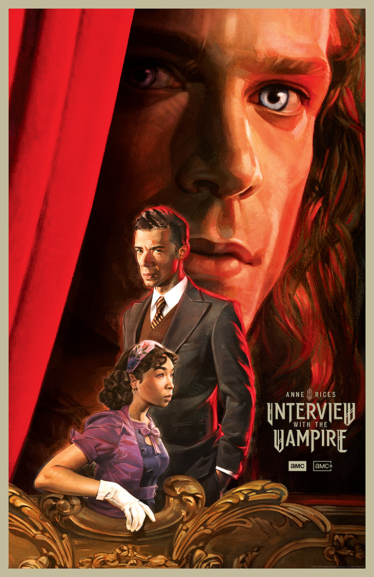 Poster for AMC's 'Interview with the Vampire' at San Diego Comic-Con.