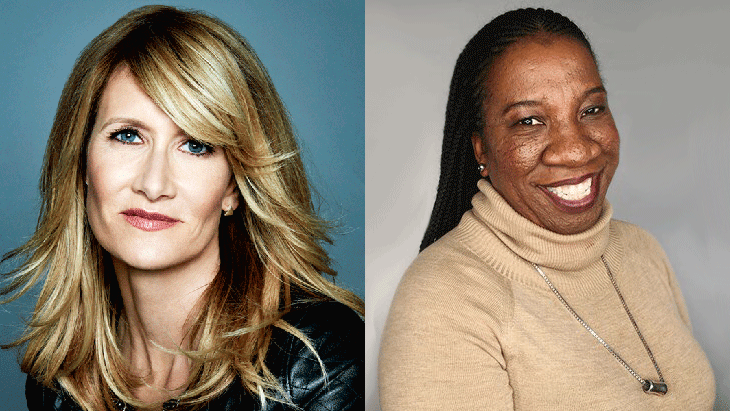 Laura Dern (right) and Tarana Burke