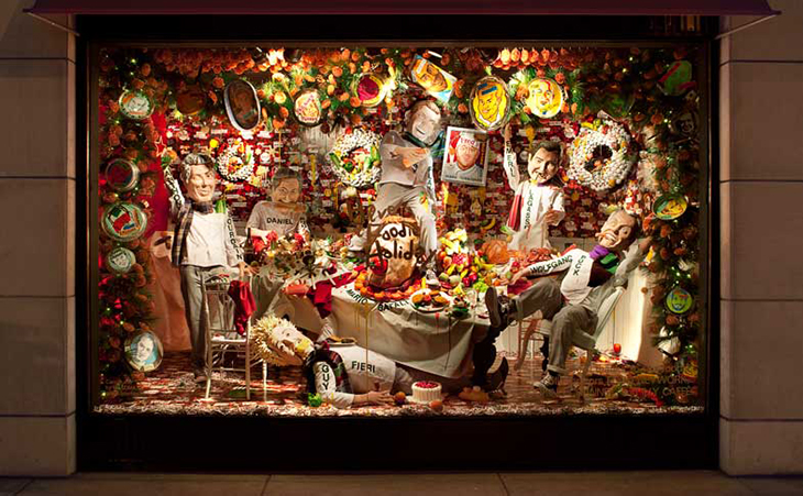 “Food Fight,” Barneys NY, Holiday 2010 [simondoonan.com]