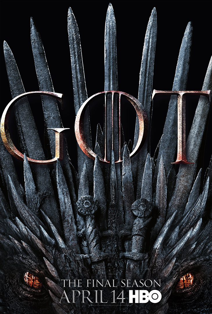 Poster for Season 8 of HBO's 'Game of Thrones'