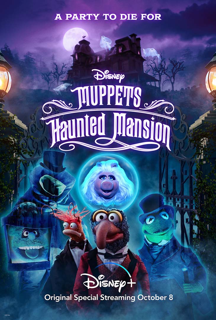 Key art for Disney Plus' 'Muppets Haunted Mansion'