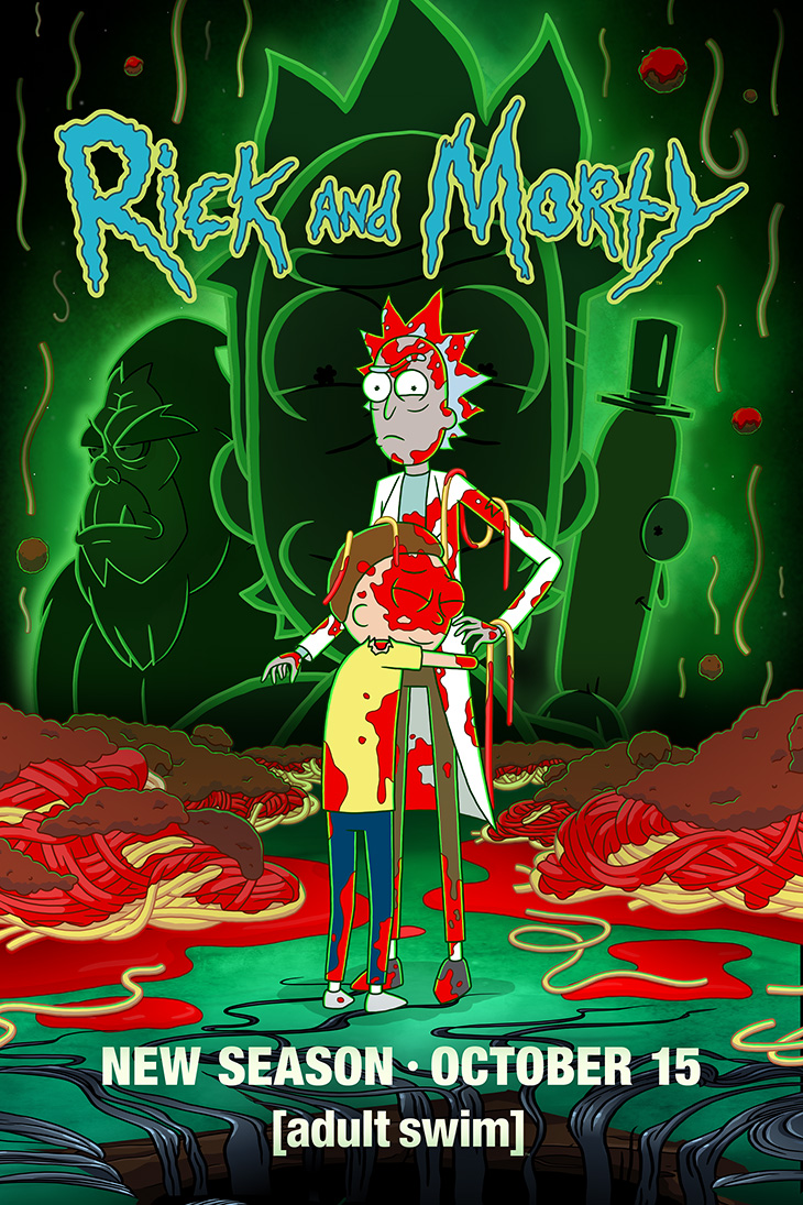 Key art for season 7 of 'Rick and Morty.'