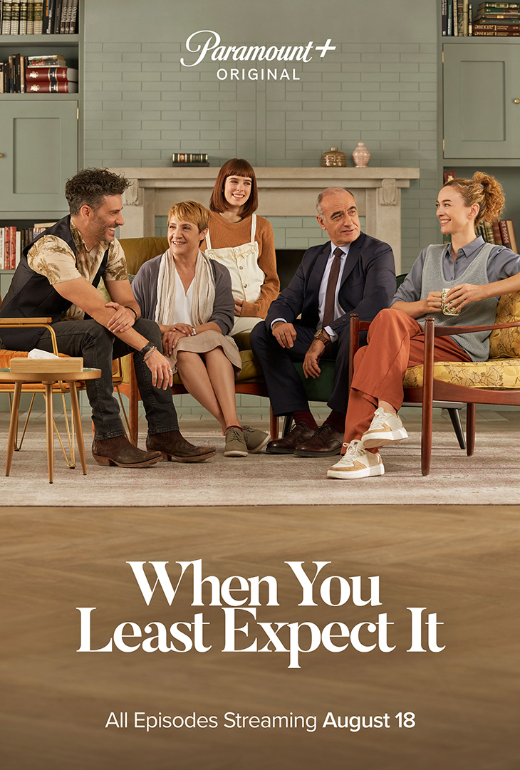 Key art for Paramount Plus' 'When You Least Expect It'