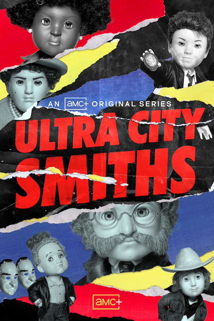 Key art for AMC Plus' new stop-motion animated series 'Ultra City Smiths'