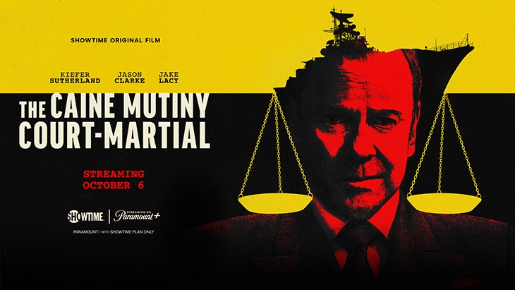 Key art for Showtime's 'The Caine-Mutiny Court Martial'