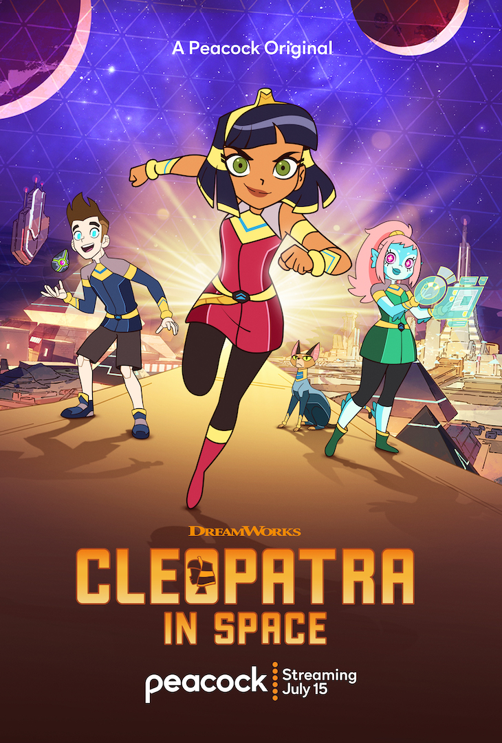 Key art for Dreamworks' 'Cleopatra in Space'