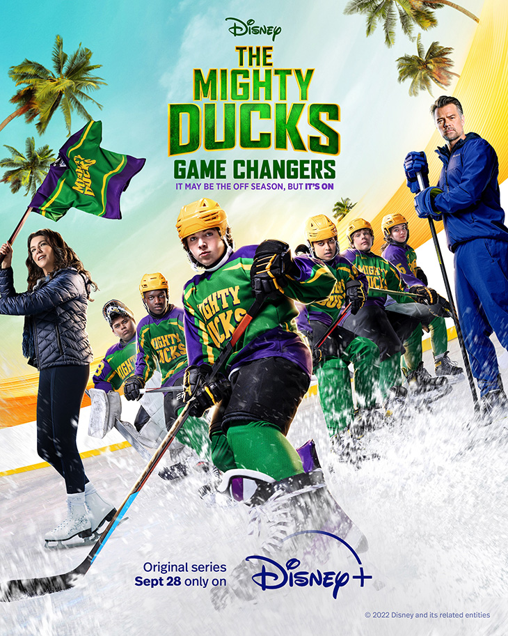 Key art for season two of Disney Plus' 'The Mighty Ducks: Game Changers'