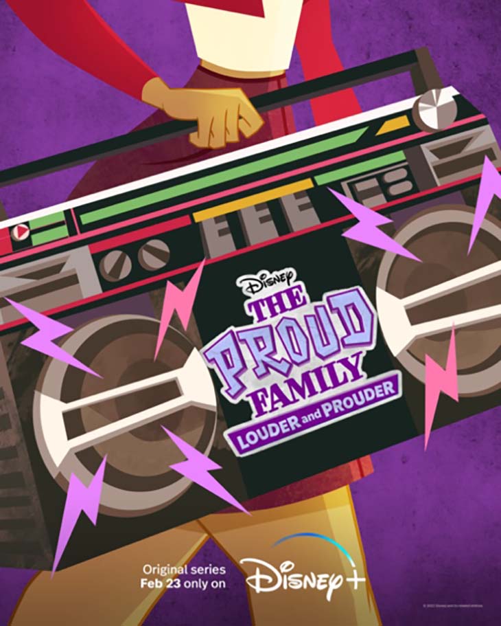 Key art for Disney Plus' reboot of 'The Proud Family' -- 'The Proud Family: Louder and Prouder.'