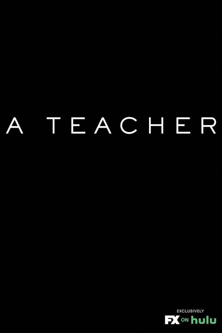 The key art for FX on Hulu's 'A Teacher' resembles writing on a blackboard.