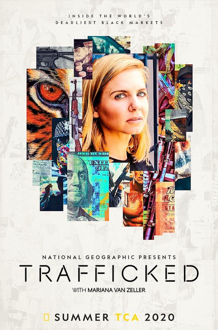 Key art for Nat Geo's 'Trafficked with Mariana van Zeller'