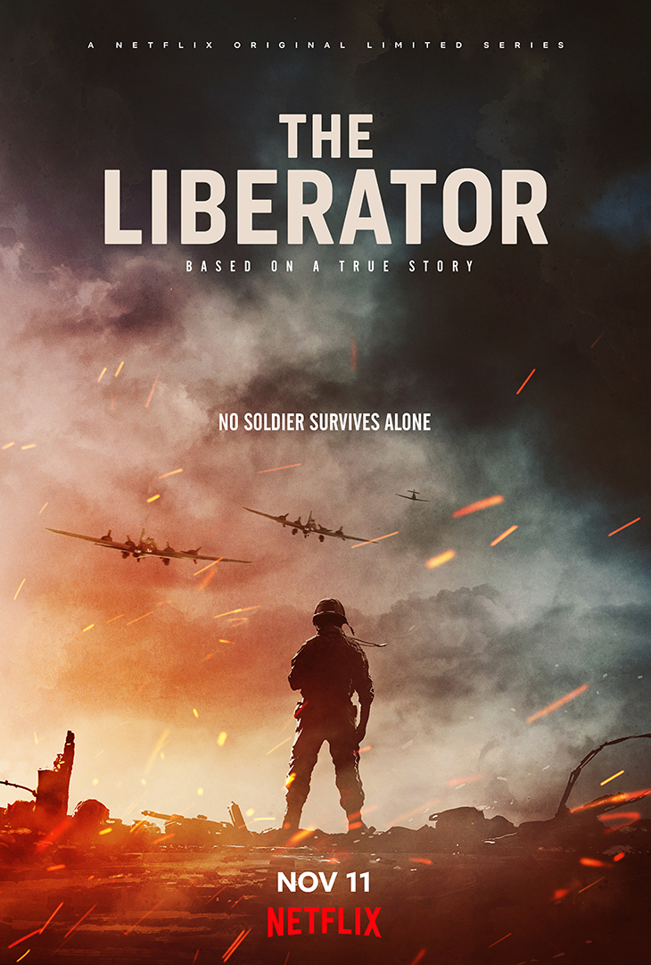 Key art for Netflix's animated WWII series 'The Liberator'