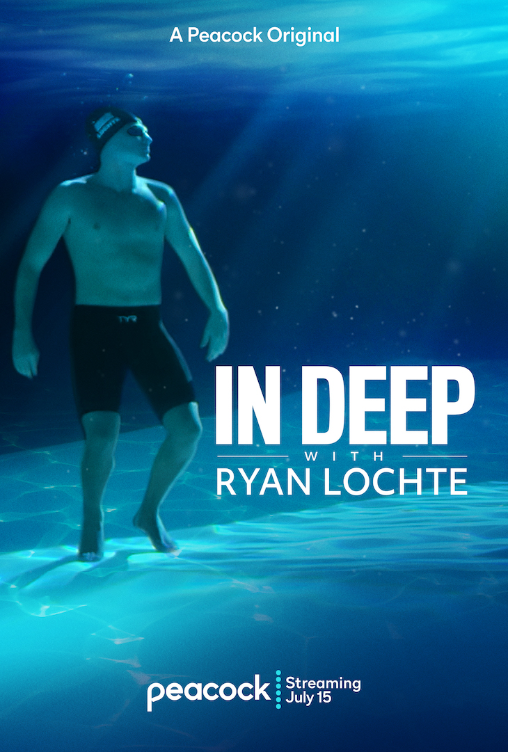 Key art for Peacock docuseries 'In Deep with Ryan Lochte'