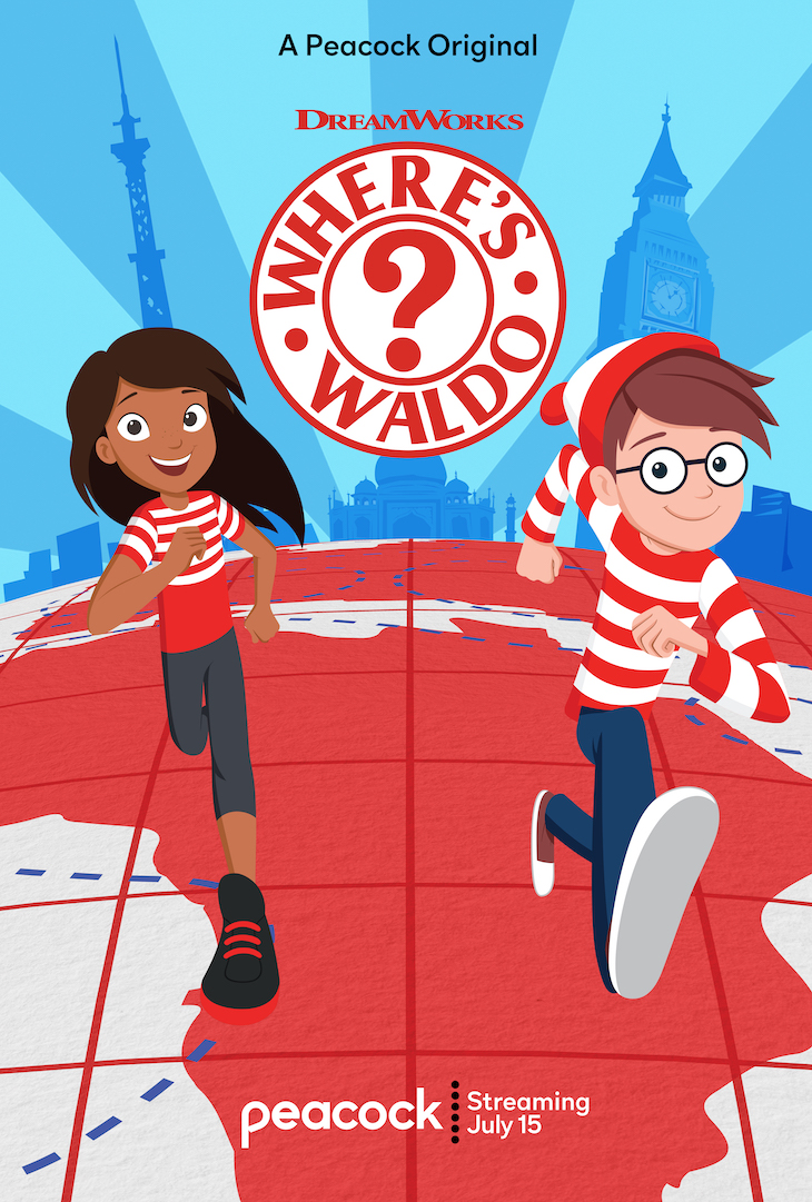 Key art for Dreamworks' animated series, 'Where's Waldo'