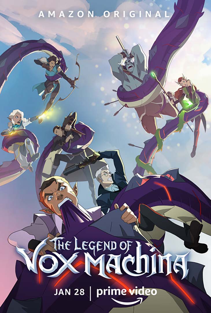 Key art for Prime Video's 'Legend of Vox Machina'