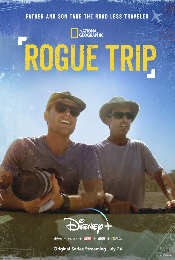 Key art for Disney+'s 'Rogue Trip'