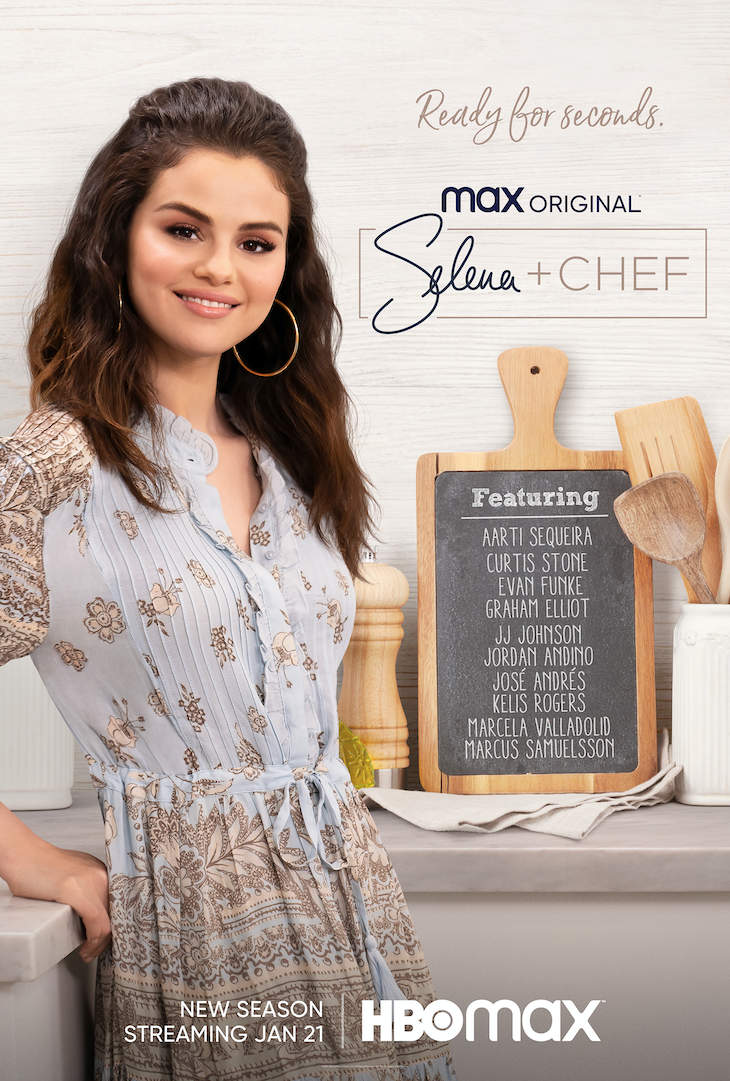 Key art for season 2 of HBO Max's 'Selena + Chef'