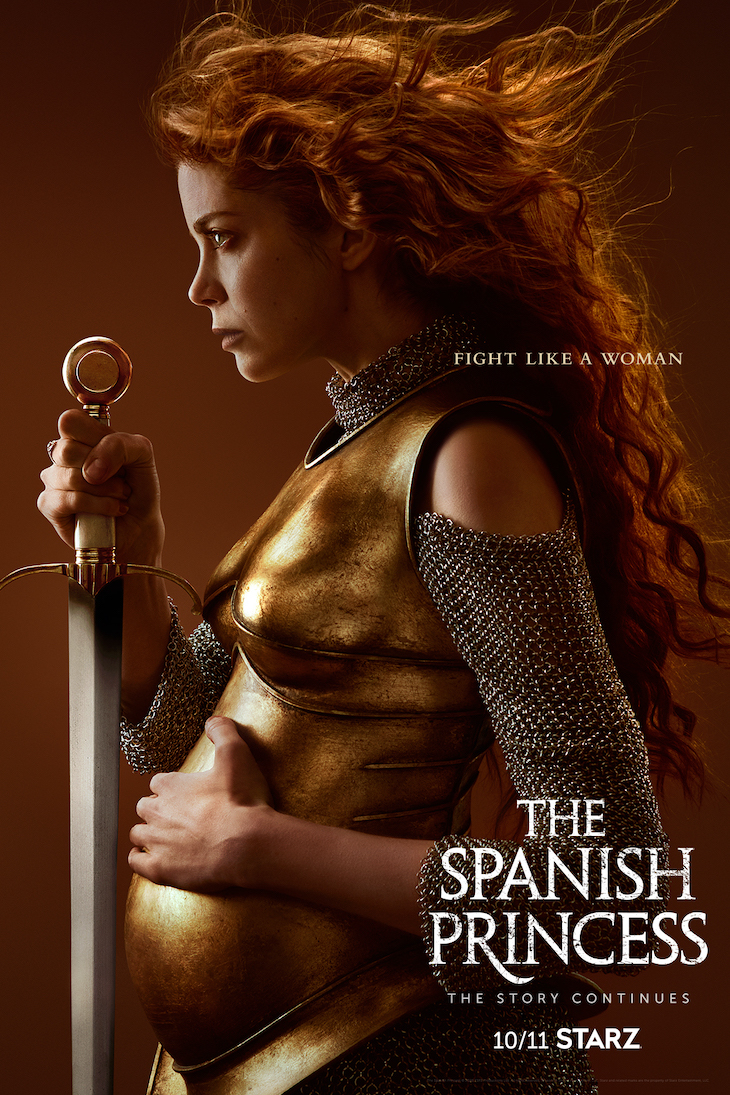 Key art for part two of Starz' limited series, 'The Spanish Princess'