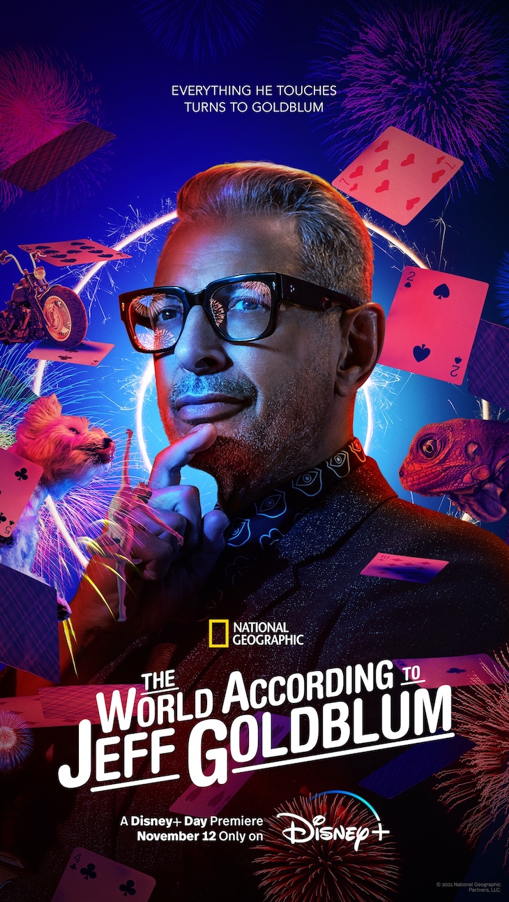 Key art for Disney Plus' 'The World According to Jeff Goldblum.'