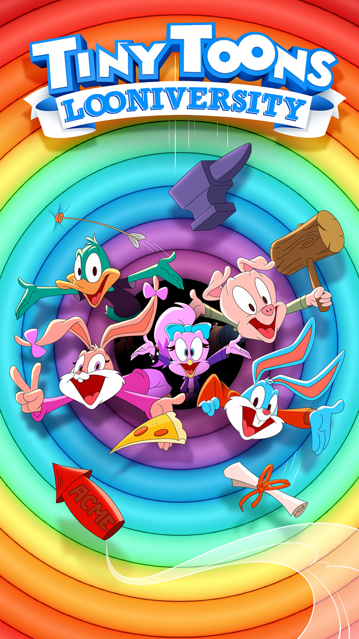 Key art for Cartoon Network's 'Tiny Toons University.'