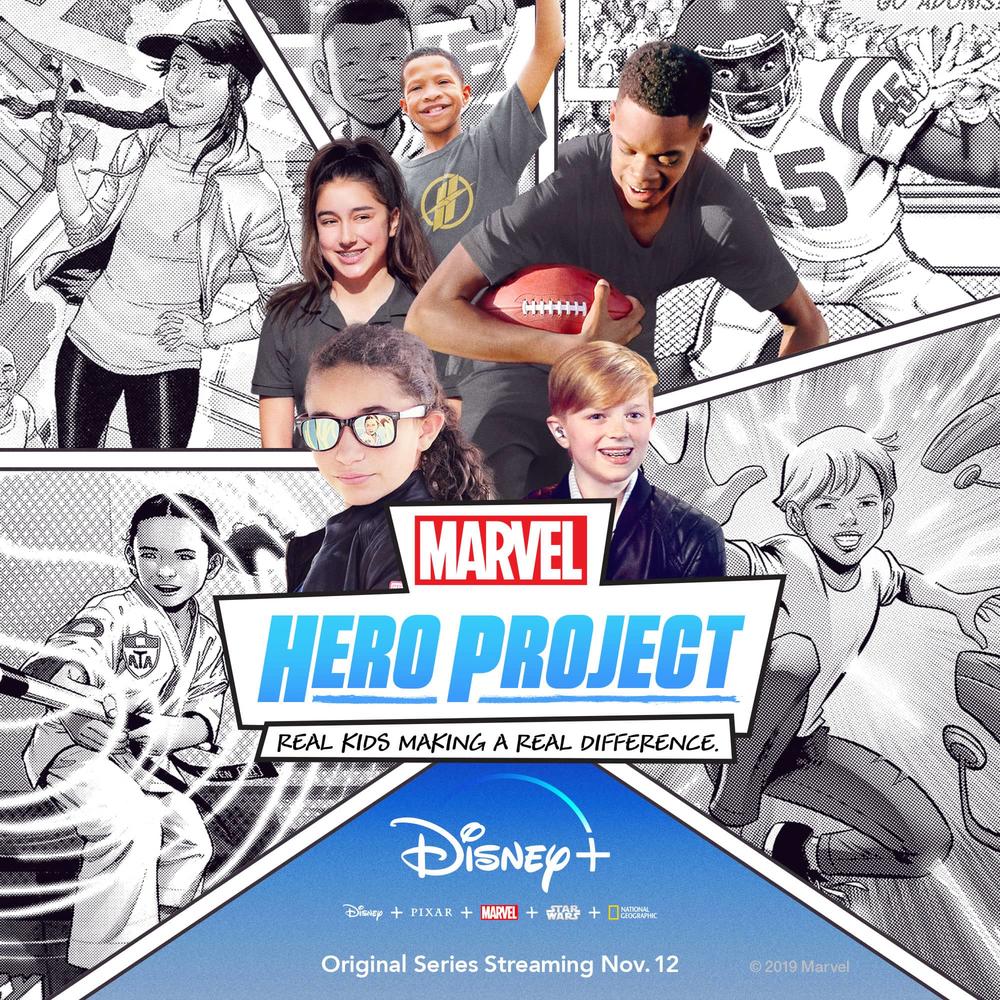 Key art for 'Marvel's Hero Project' on Disney+.