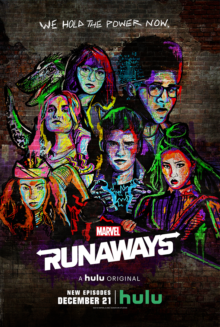 'Marvel's Runaways' season two key art. [Hulu]