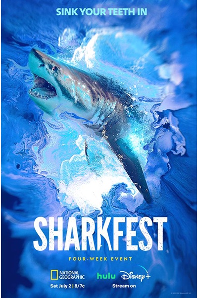 Key art for Nat Geo's 2023 Sharkfest