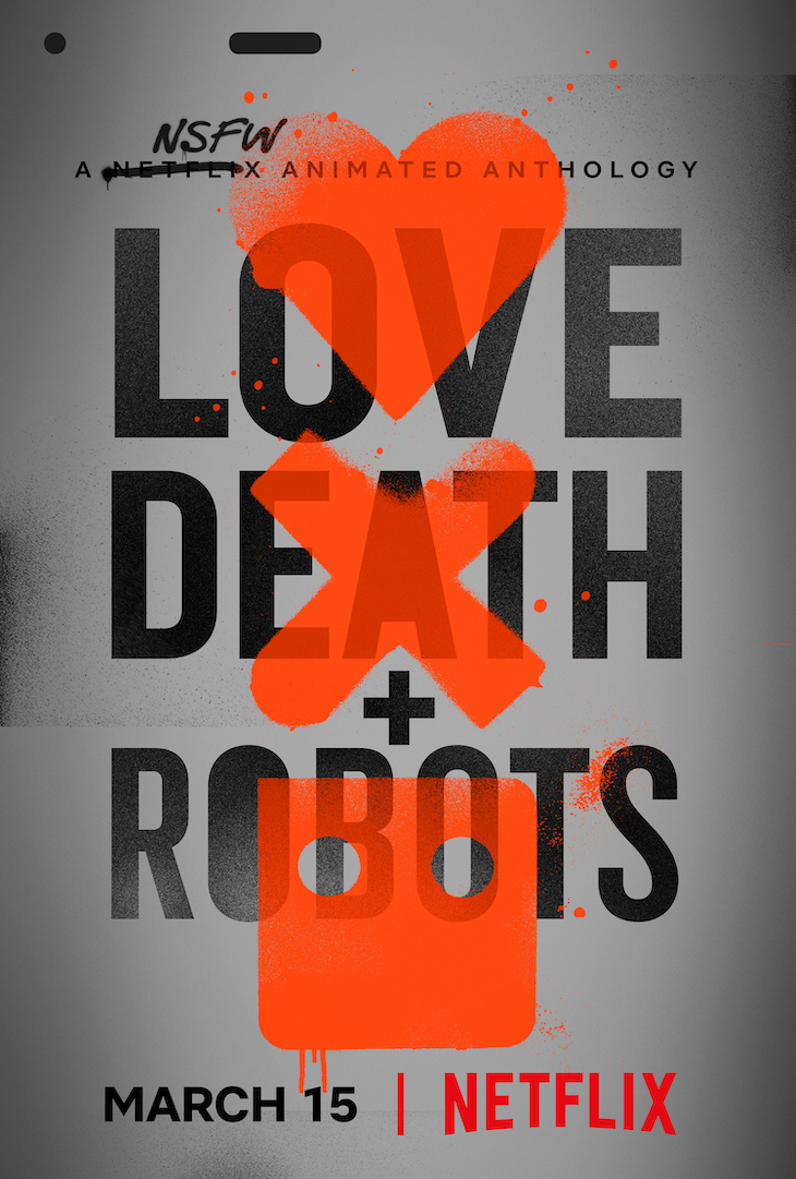 U.S. key art for Netflix's 'Love, Death + Robots'