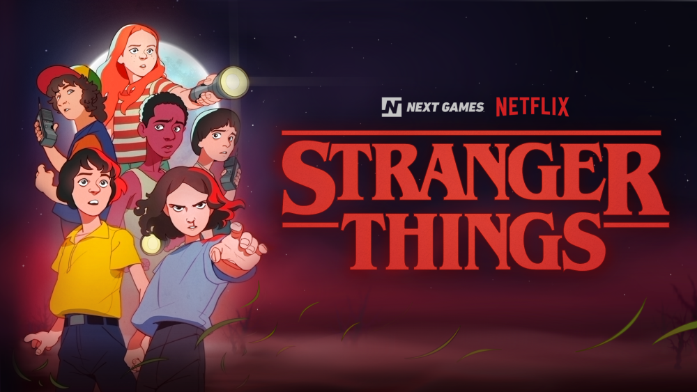 Key art for Stranger Things’ mobile game set to launch in 2020. 