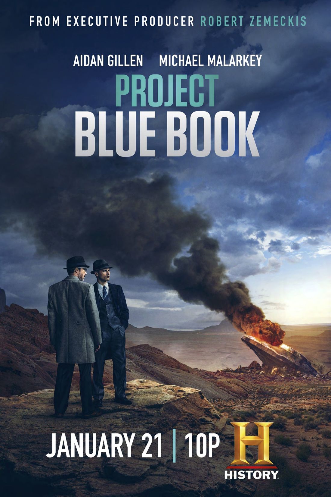 'Project Blue Book' season two key art. [A+E Networks]