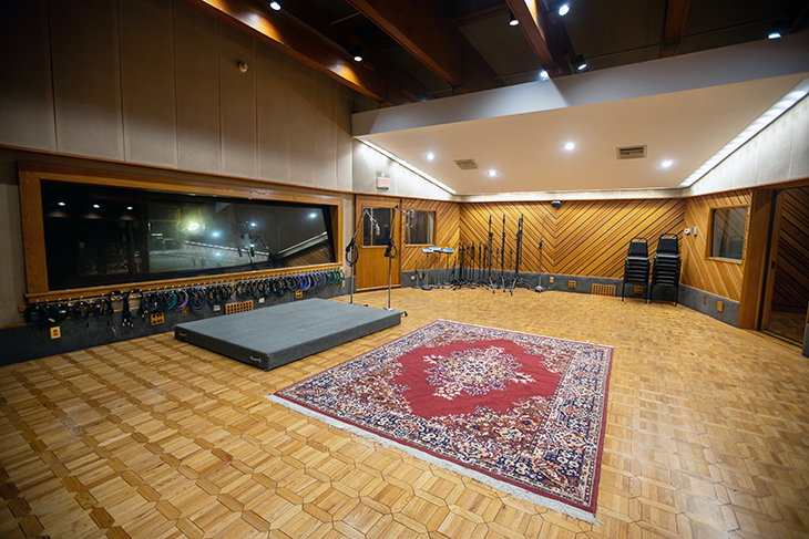 Situated on Nashville’s famed Music Row in the building originally known as Emerald Sound Studio, Sandtrack Sound features three studios, the largest of which is capable of holding more than 30 musicians. Photo Credit: Michael Tedesco,Tedesco Pictures.