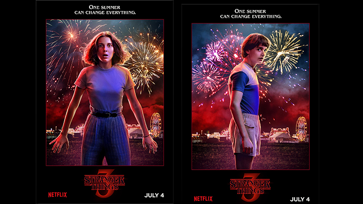 'Stranger Things' season 3 character posters. [Netflix]