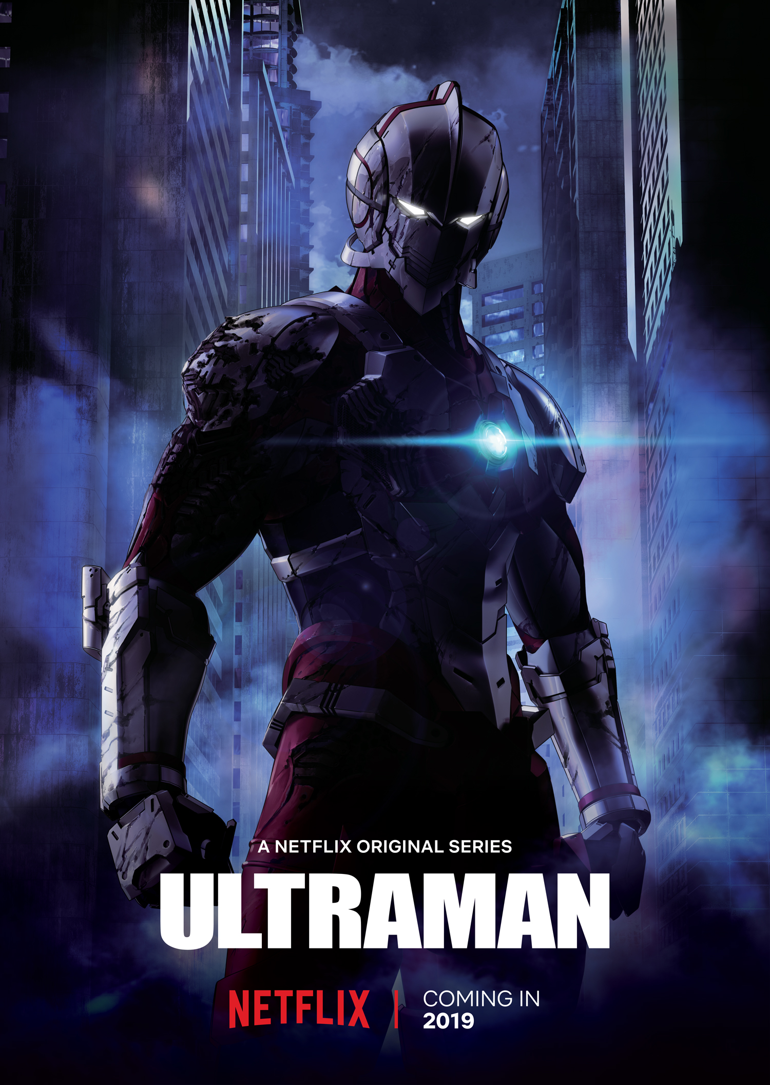 Key art for Netflix's upcoming anime series 'Ultraman'