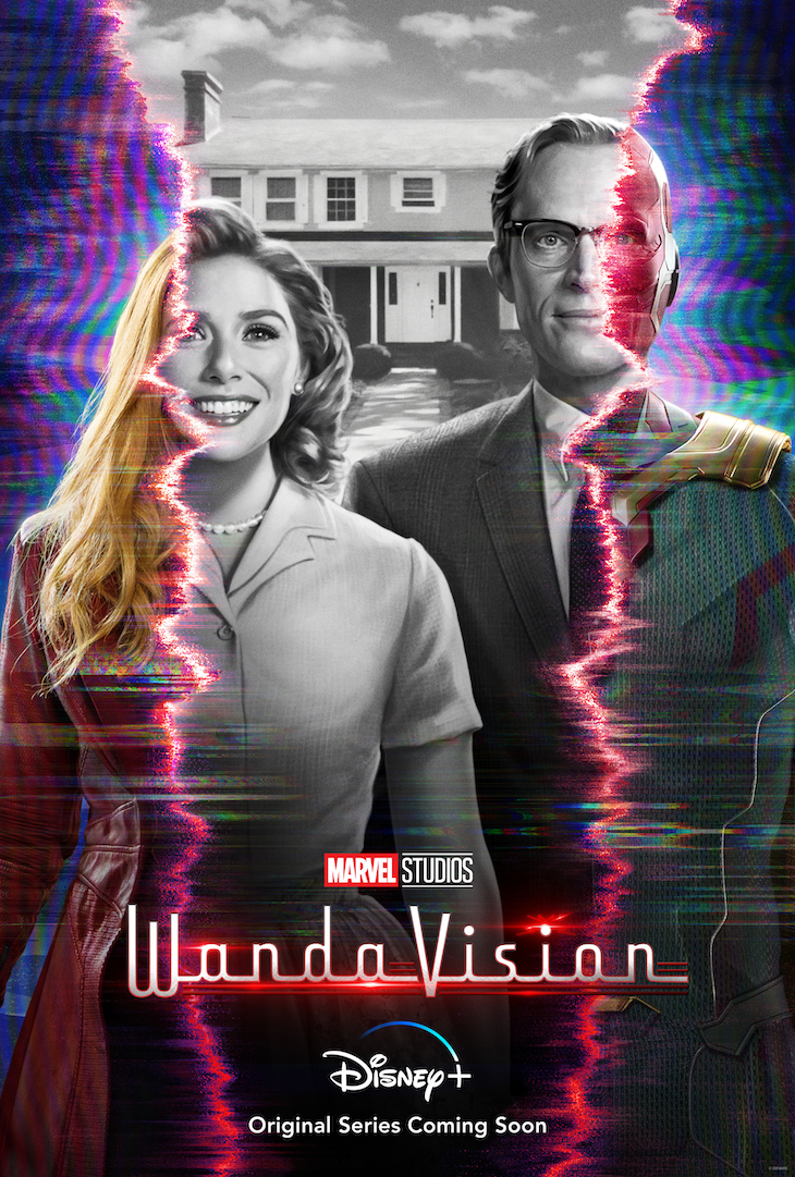 Key art for Disney+'s upcoming series 'WandaVision'