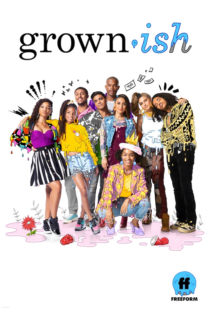 Key art for Freeform's 'Grown-ish'