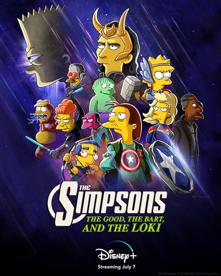 Key art for Disney+'s 'The Good, the Bart and the Loki'