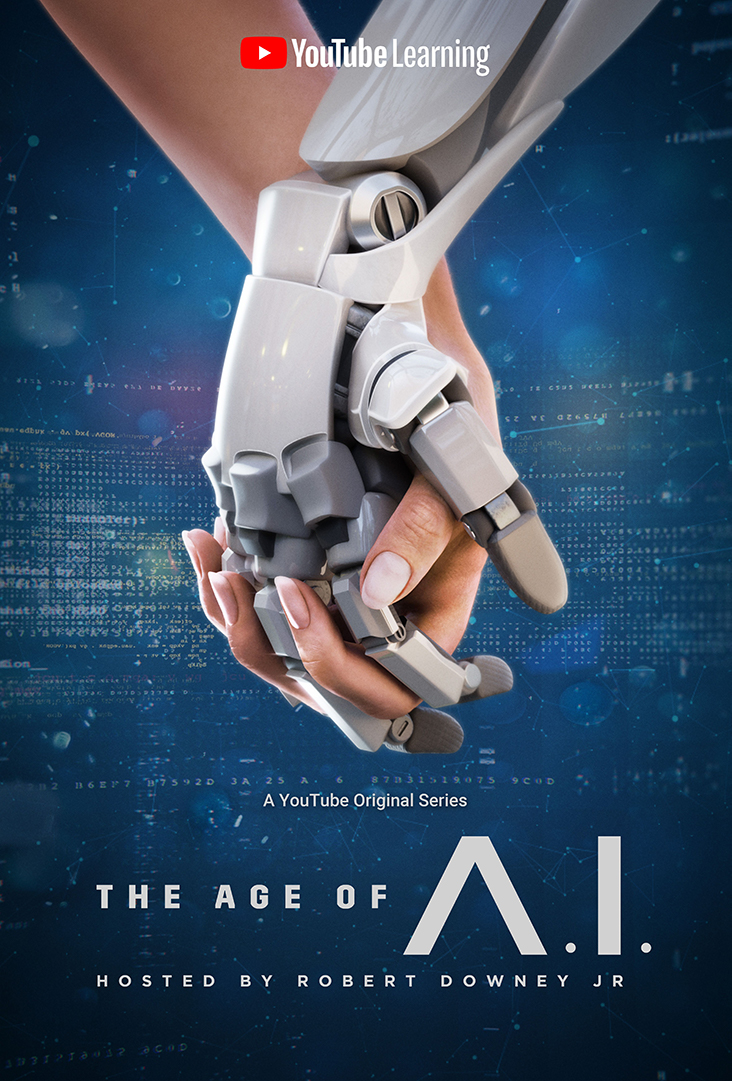 Key art for YouTube's 'The Age of A.I.'